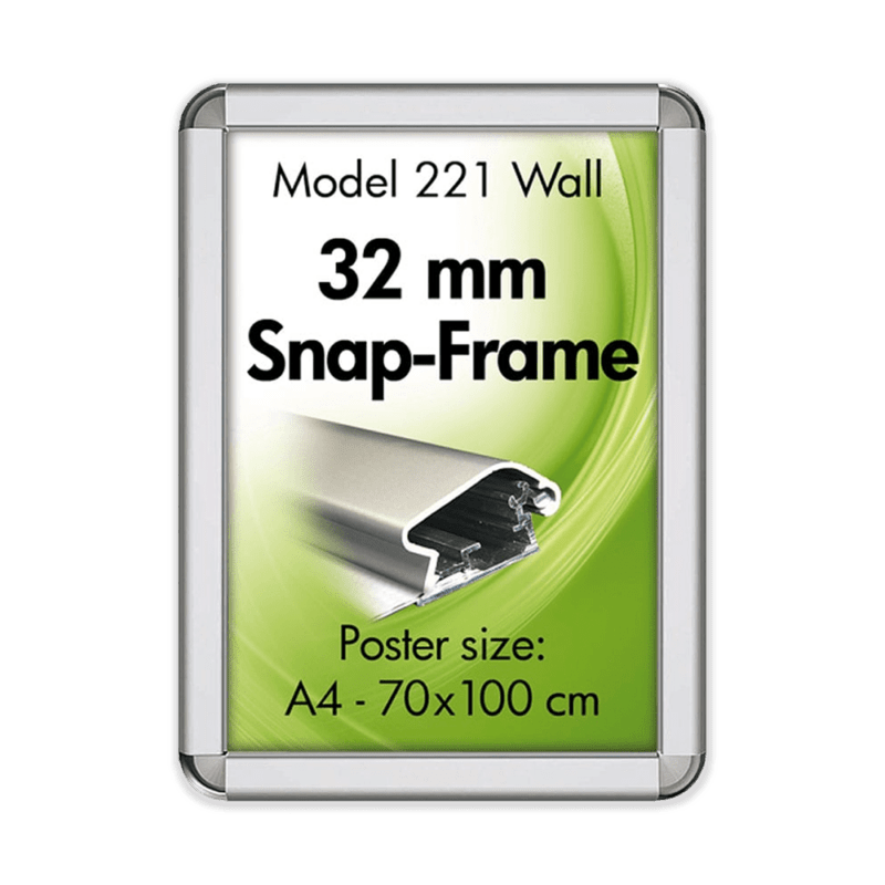 10 STK. - PLAKATTAVLE 32 MM PROFIL